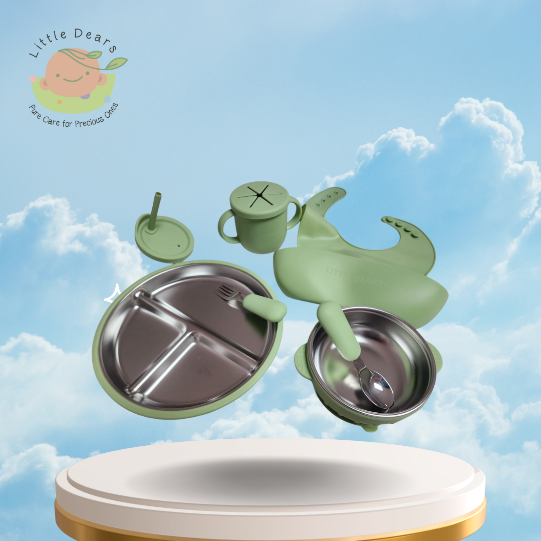Little Dears stainless steel feeding set