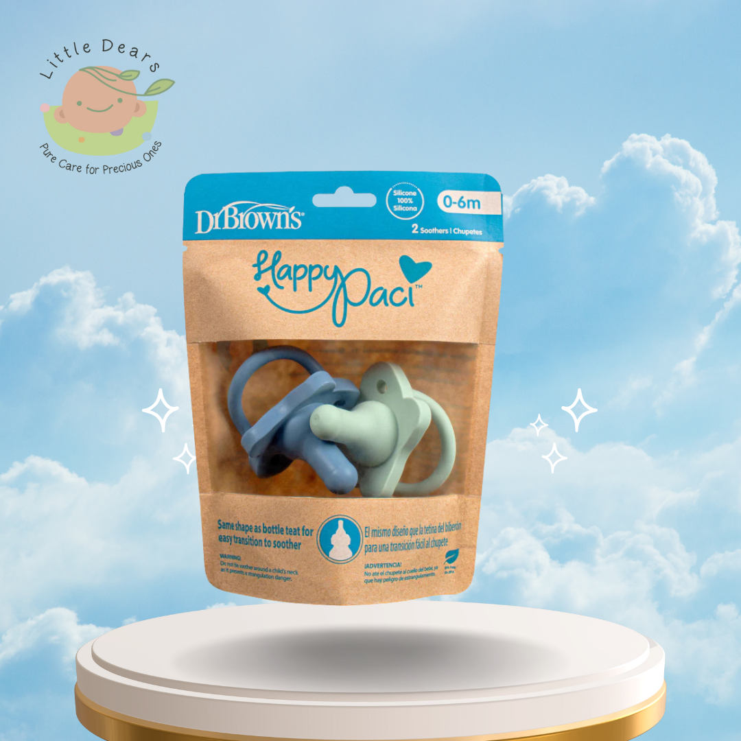 Happi-Paci 0-6 stage 1, Blue/Green 2 packs