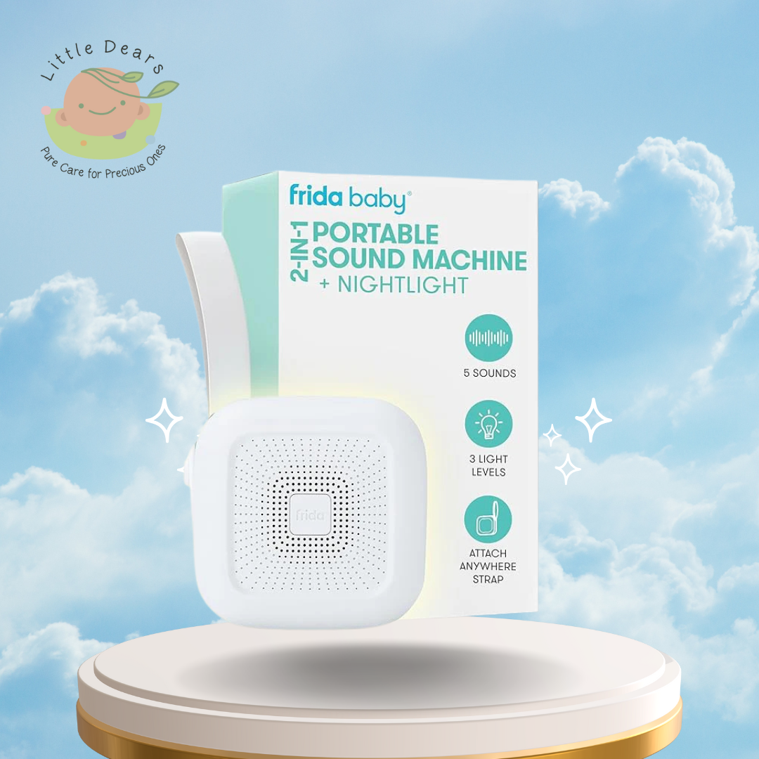 Frida 2 in 1 portable sound machine and night light