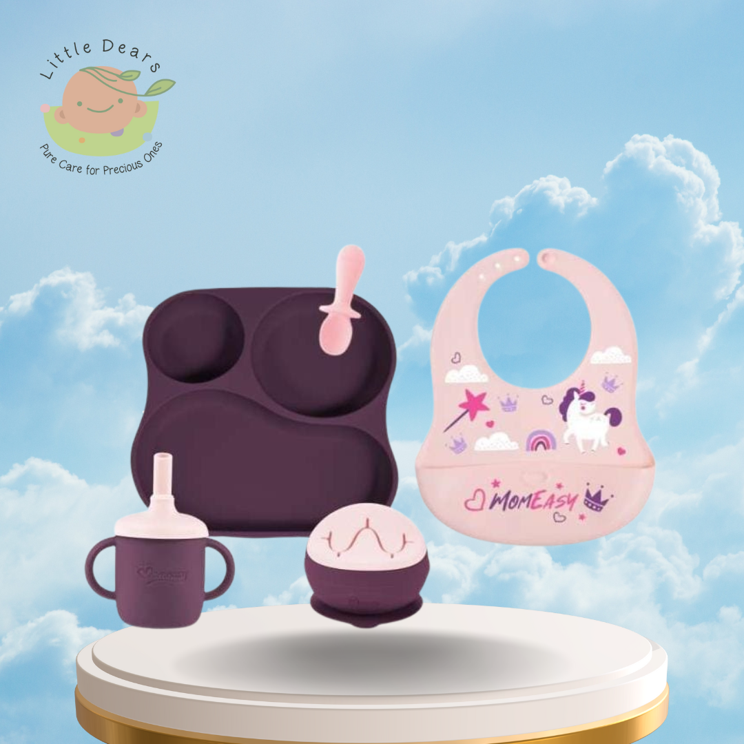 5 in 1 silicone dining set