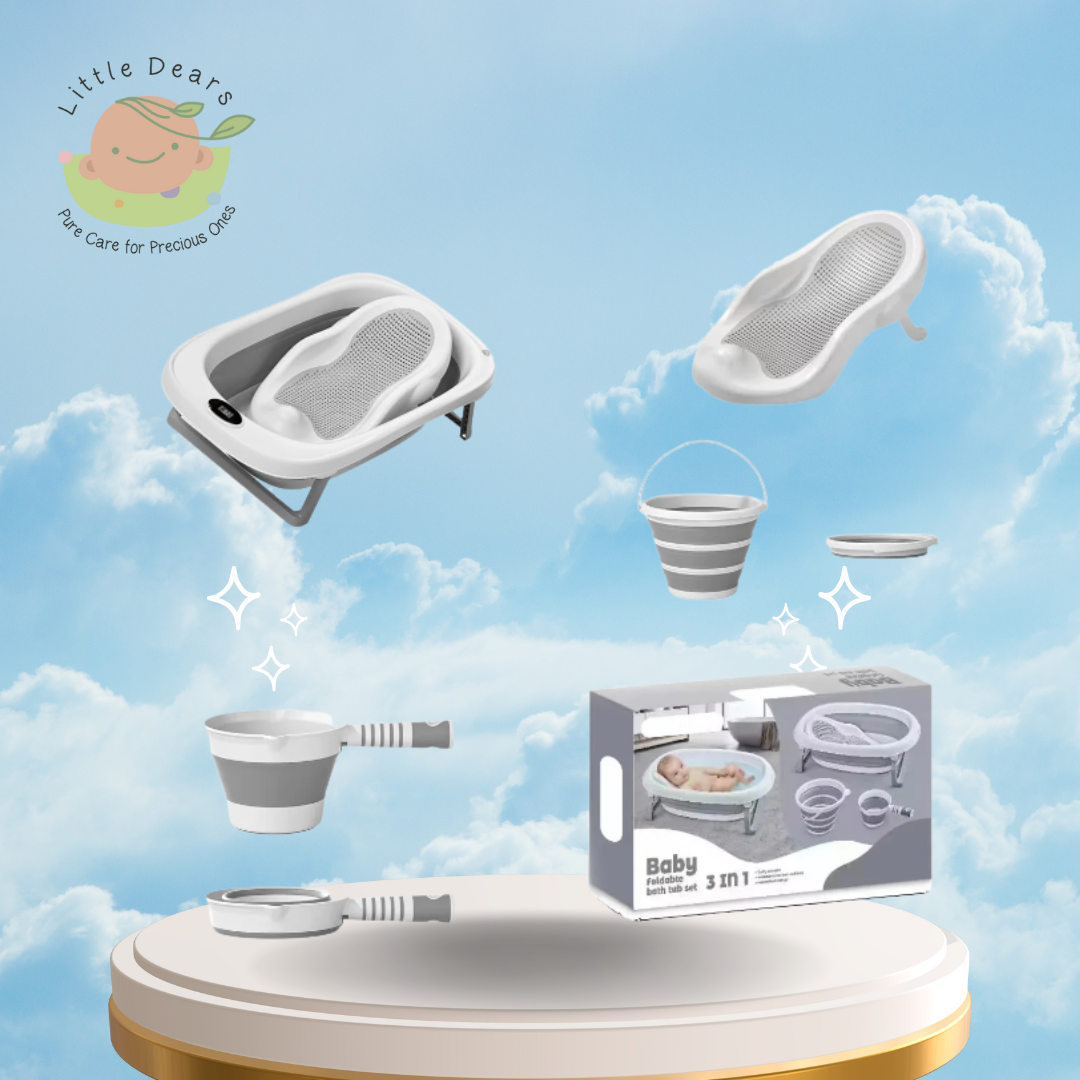 foldable bathtube set