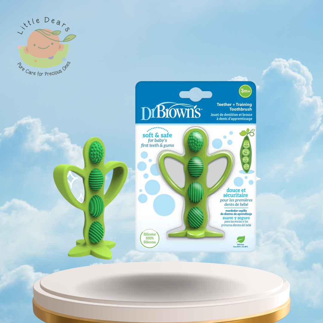 Peapod teething toothbrush