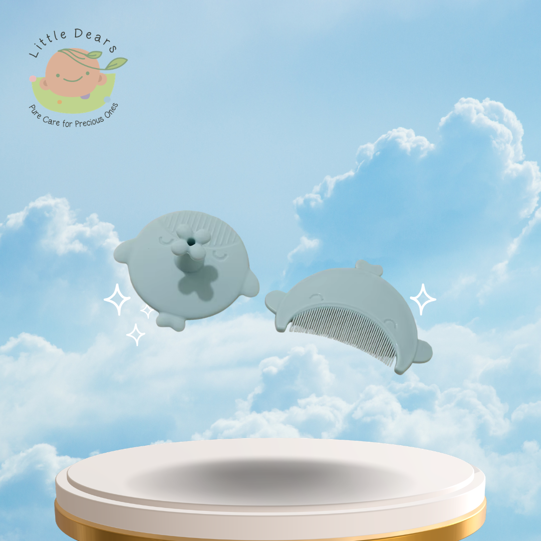 Silicone Baby Comb & Brush