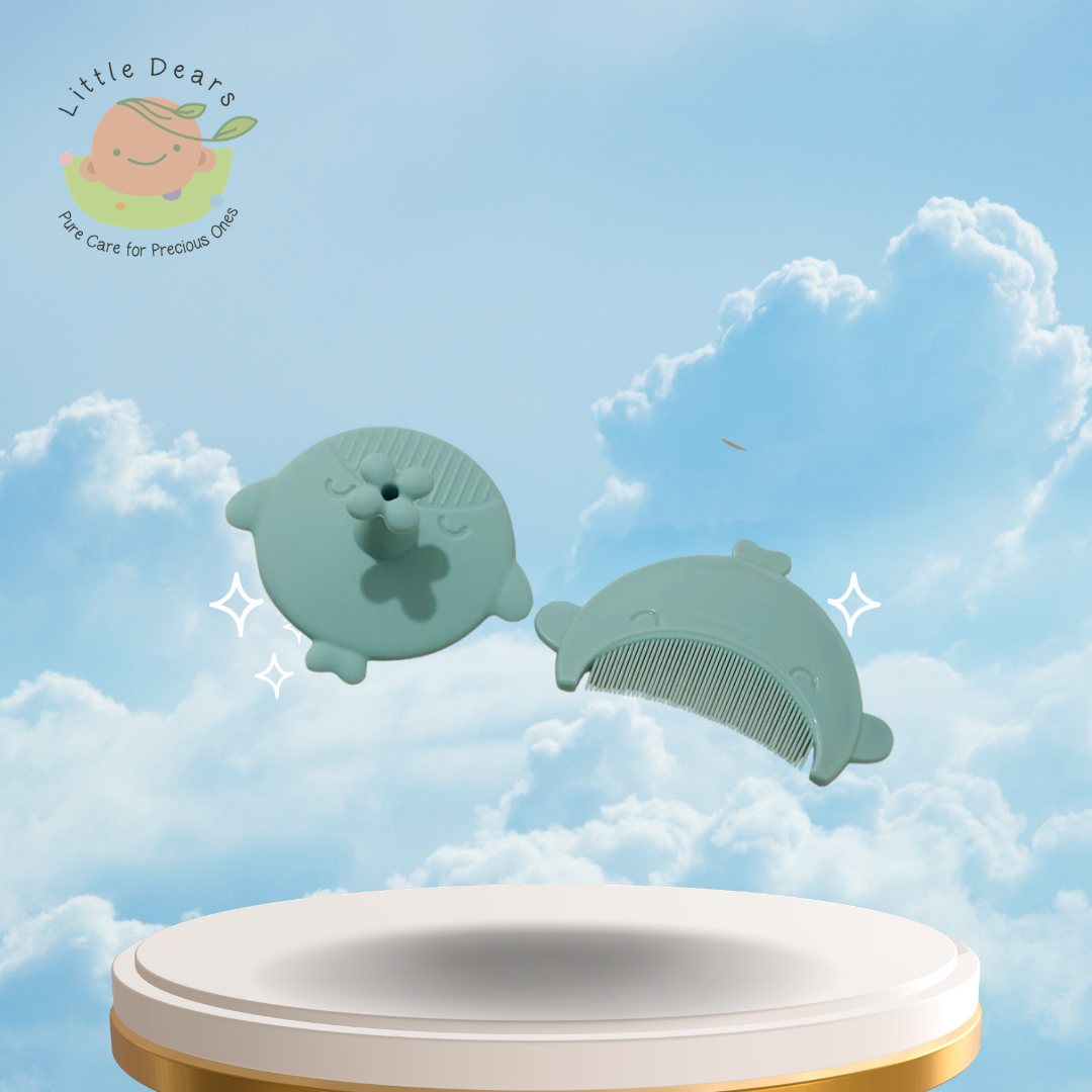 Silicone Baby Comb & Brush