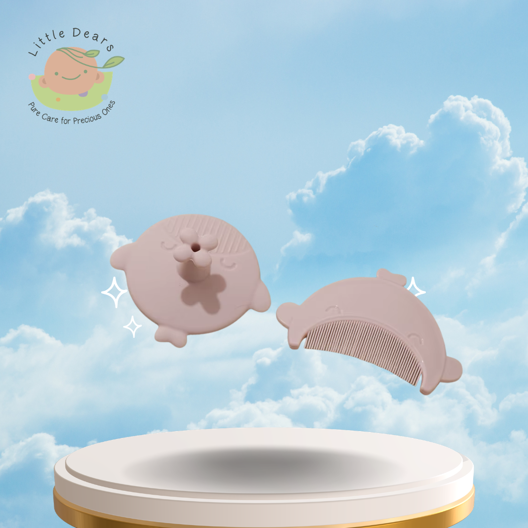 Silicone Baby Comb & Brush