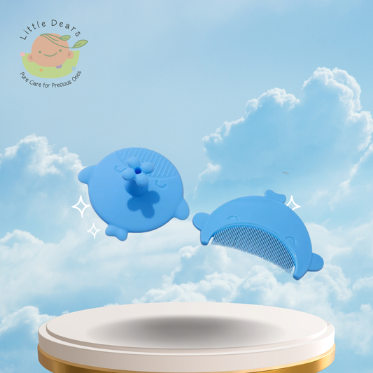 Silicone Baby Comb & Brush