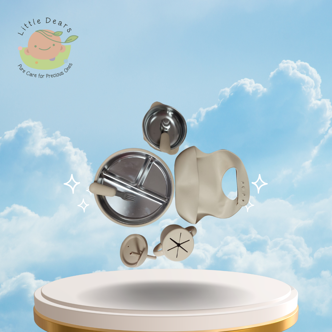 Little Dears stainless steel feeding set