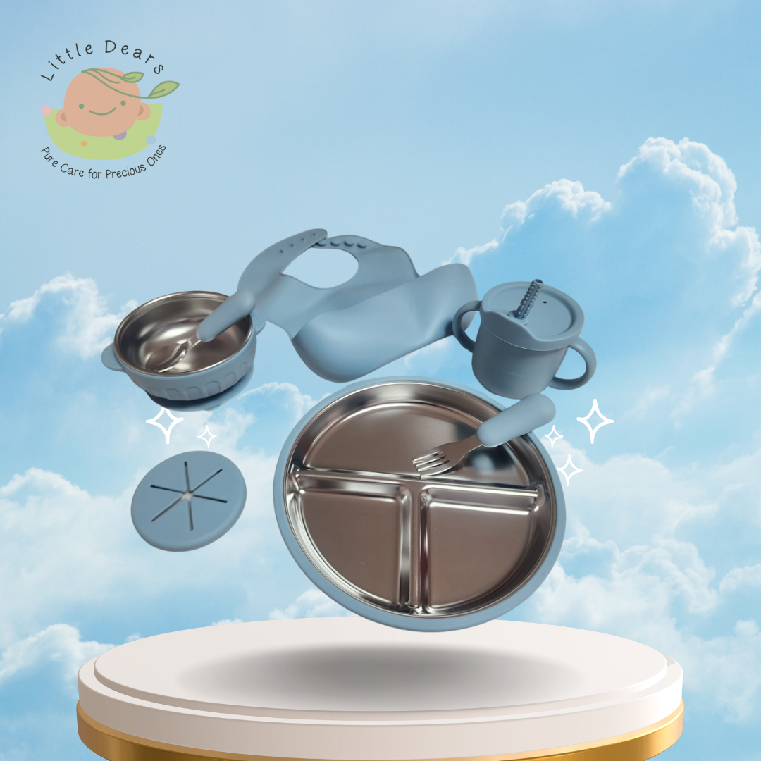 Little Dears stainless steel feeding set