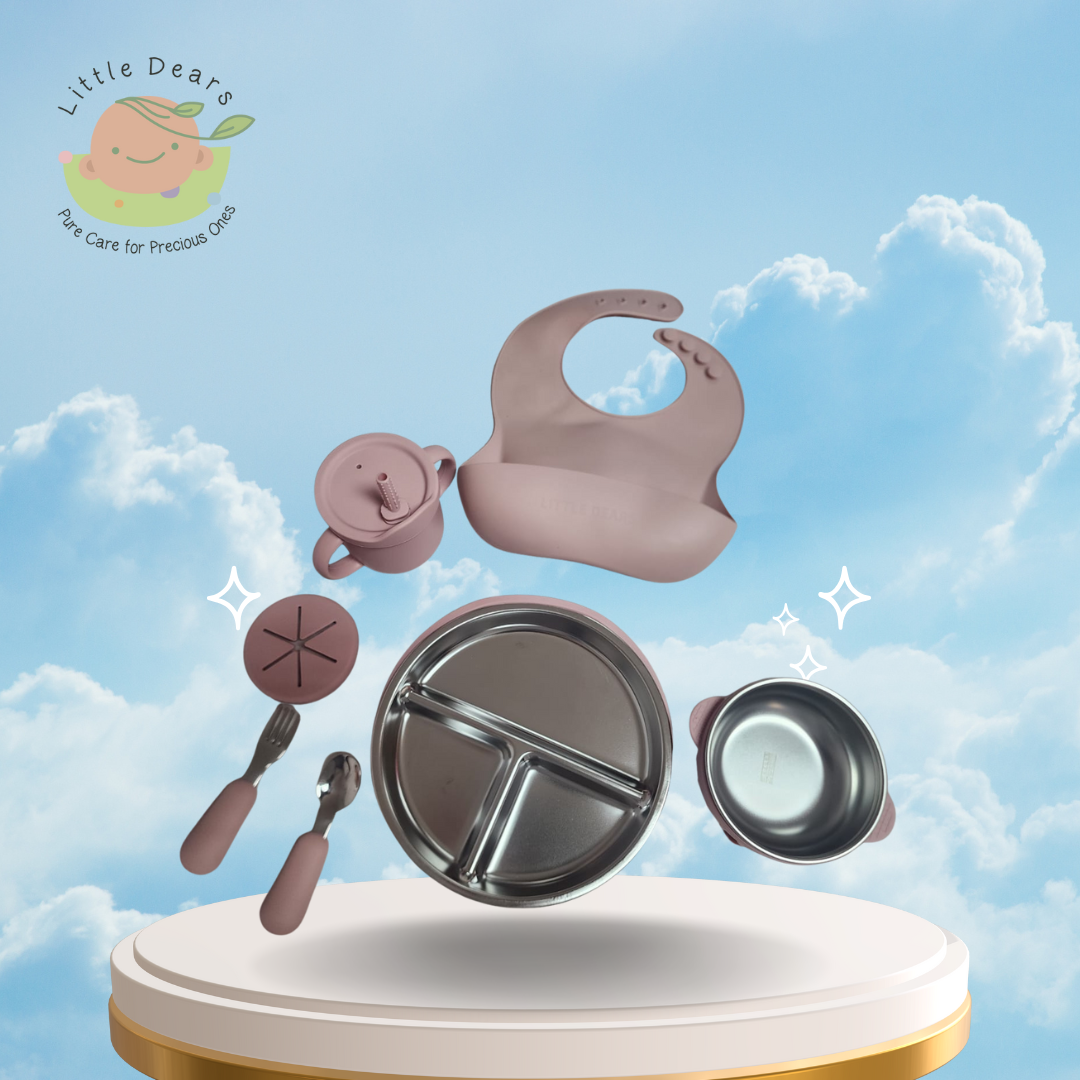 Little Dears stainless steel feeding set