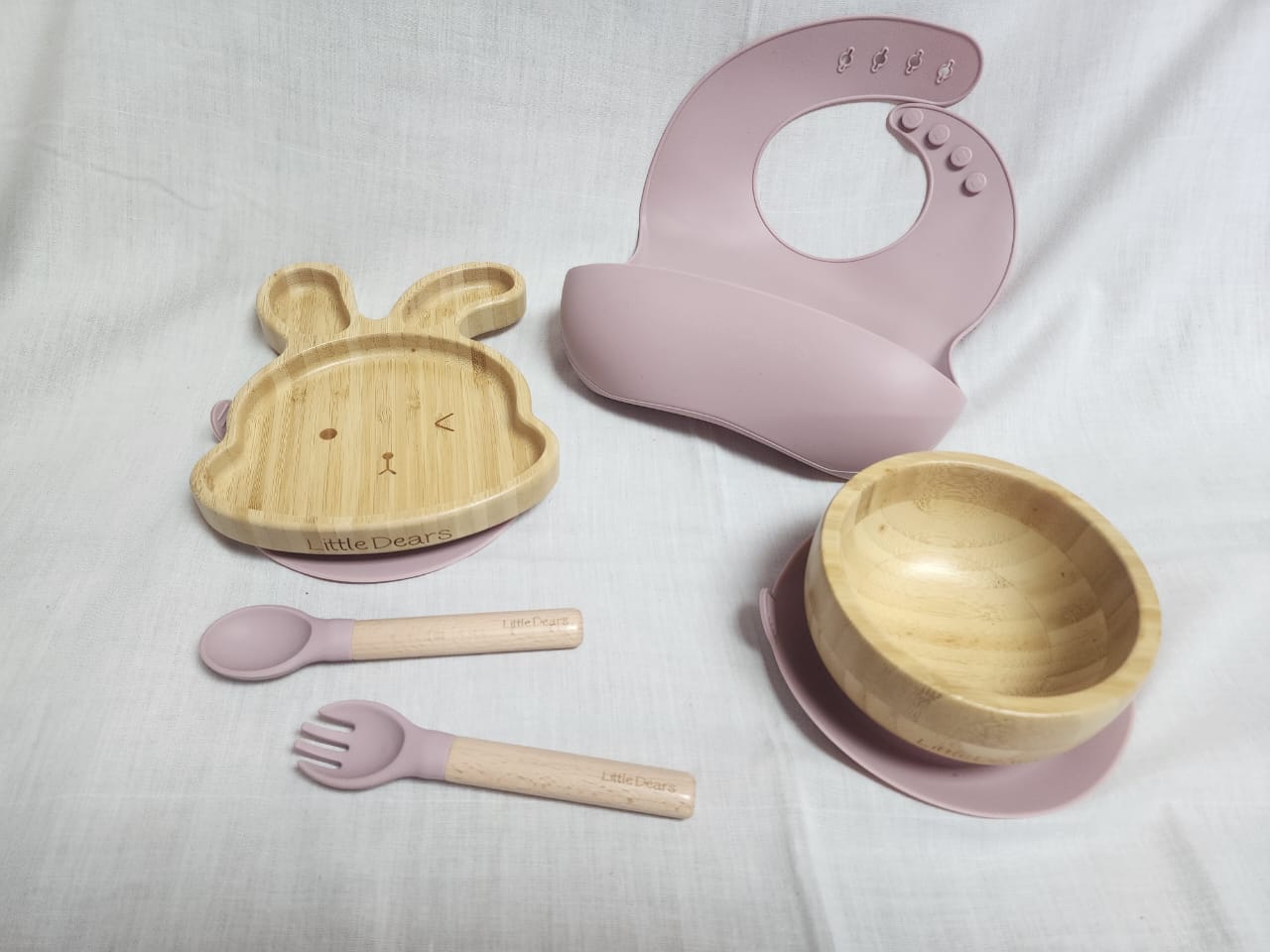 Little Dears Bamboo feeding set