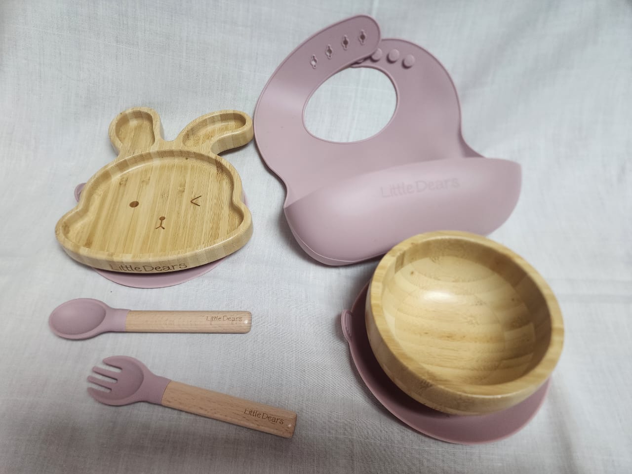 Little Dears Bamboo feeding set