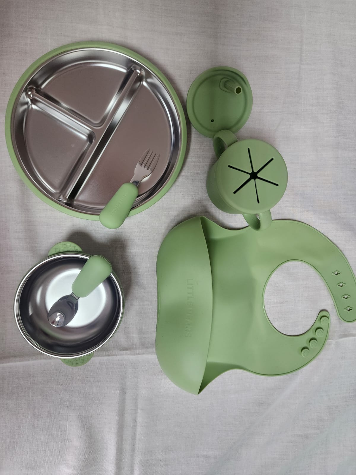 Little Dears stainless steel feeding set