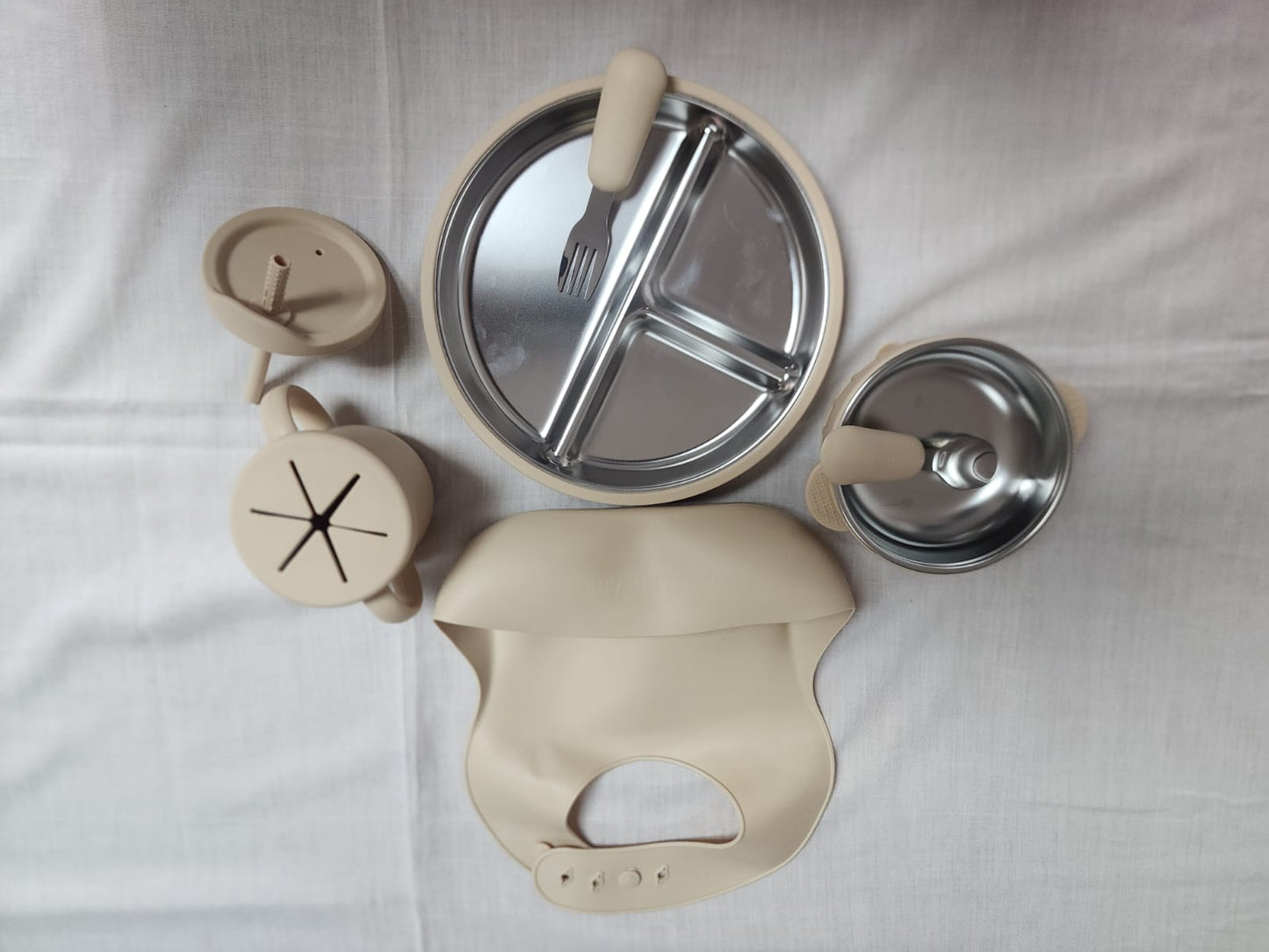 Little Dears stainless steel feeding set