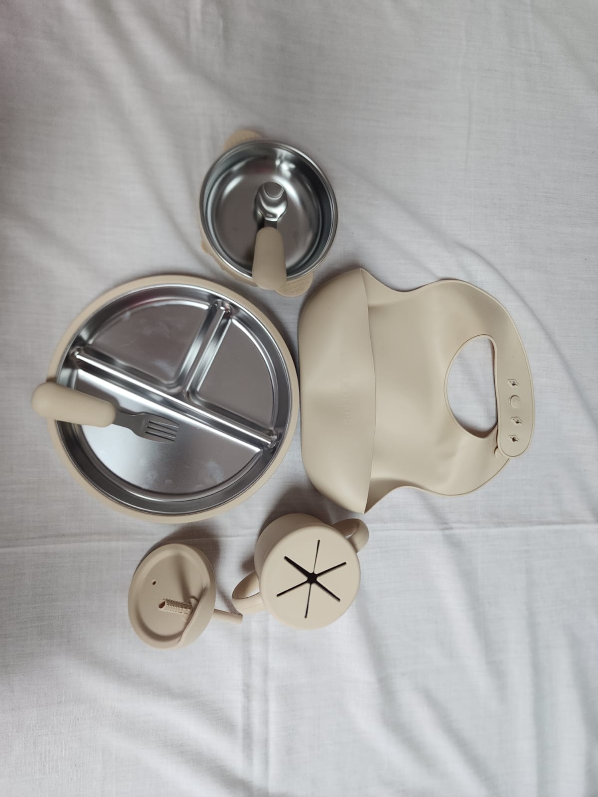Little Dears stainless steel feeding set