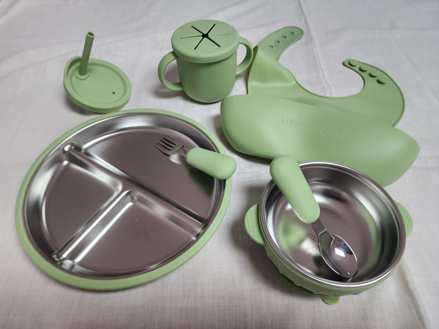 Little Dears stainless steel feeding set