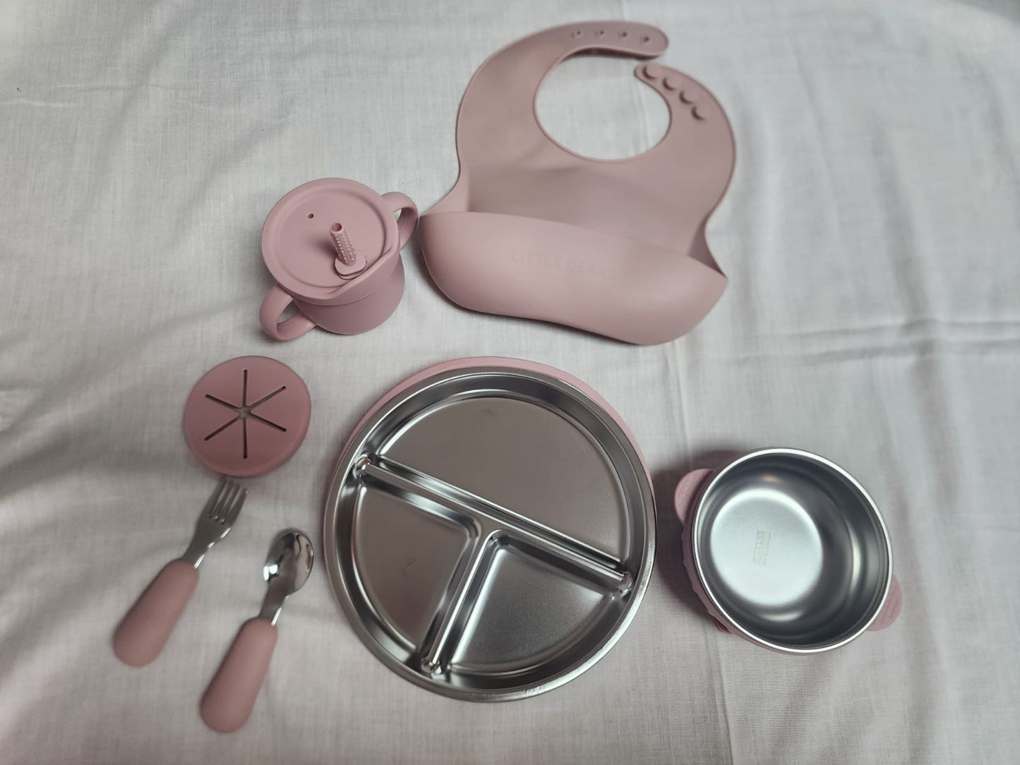 Little Dears stainless steel feeding set