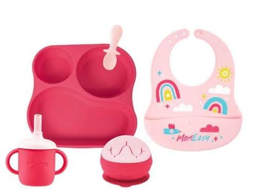 5 in 1 silicone dining set