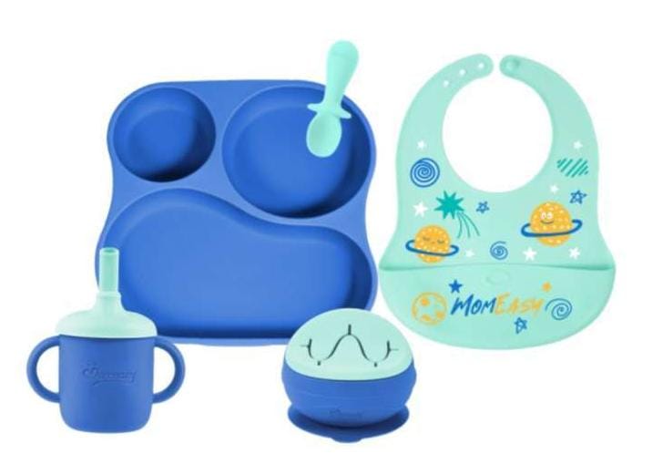 5 in 1 silicone dining set