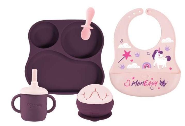 5 in 1 silicone dining set