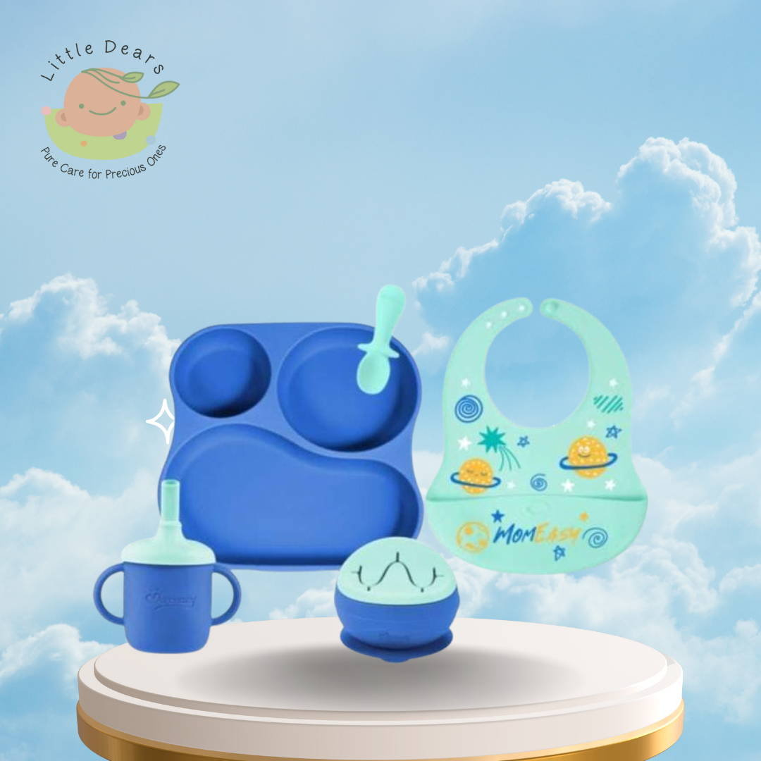 5 in 1 silicone dining set