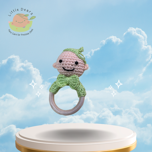Little dears handmade baby teether
